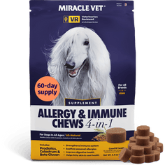 Miracle Vet Allergy & Immune Chews for Dogs / 60 chews