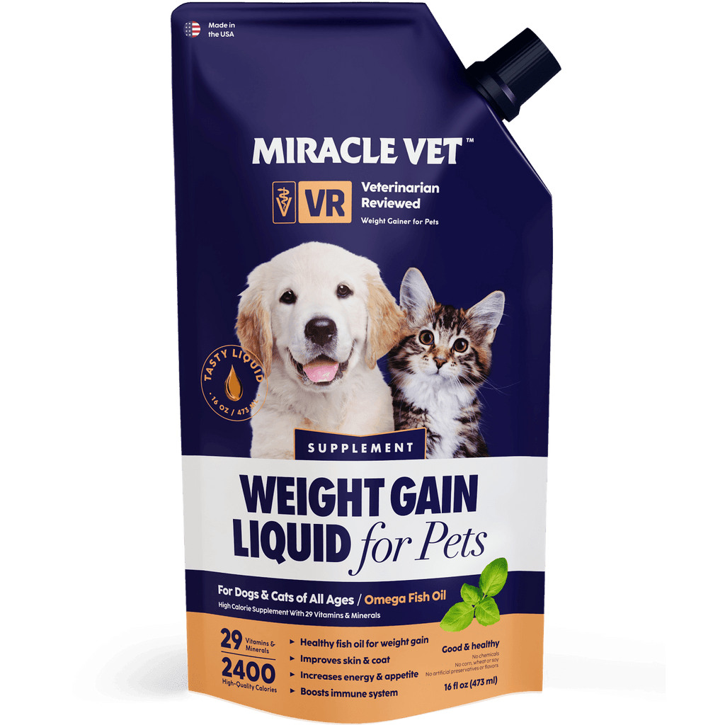 Miracle Vet Liquid Weight Gainer for Dogs & Cats / 16 oz