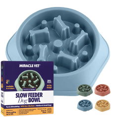 Miracle Vet Slow Feeder Dog Bowl/Dog Puzzle