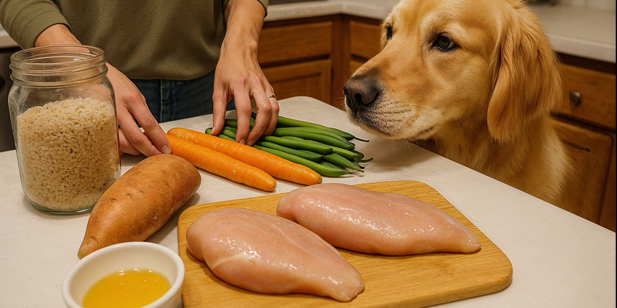 Balanced Dog Food Ingredients for Safe Weight Gain