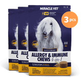 Miracle Vet Allergy & Immune Chews for Dogs / 3 pcs
