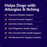 Miracle Vet Allergy & Immune Chews for Dogs - Helps Dogs with Allergies & Itching