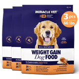 Miracle Vet High Calorie Dog Food for Weight Gain / 3 pcs