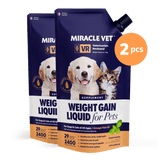 Miracle Vet Liquid Weight Gainer for Dogs & Cats / 16 oz / 2 pcs