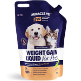 Miracle Vet Liquid Weight Gainer for Dogs & Cats / 32 oz