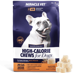 Miracle Vet High-Calorie Weight Gain Treats / 60 chews / 1500 kcal