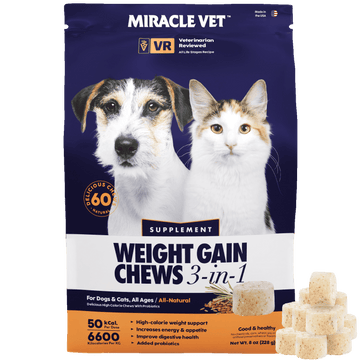 Miracle Vet High-Calorie Weight Gain Treats / 60 chews / 1500 kcal