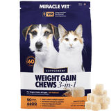 Miracle Vet High-Calorie Weight Gain Treats / 60 chews / 1500 kcal