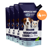 Miracle Vet Weight Loss Liquid for Pets / 15 oz / 4 pcs