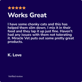 Miracle Vet Weight Loss Liquid for Pets - Real Reviews from Real Customers